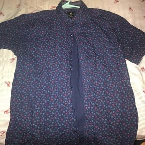 Steele and Jelly short sleeve flower button up